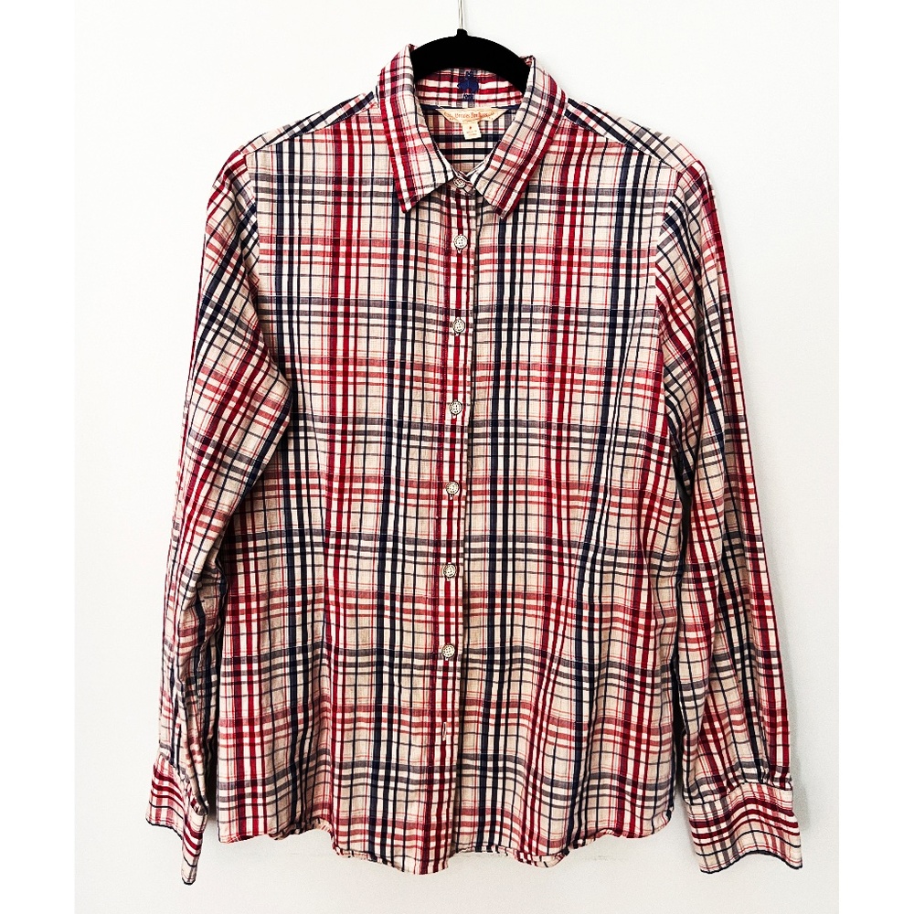 Classic Fit Plaid Shirt